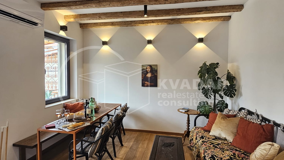 House in a row of tipical Kastela's small street -consist 2 apartments - completely renovated - 50m from the sea