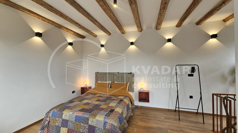 House in a row of tipical Kastela's small street -consist 2 apartments - completely renovated - 50m from the sea