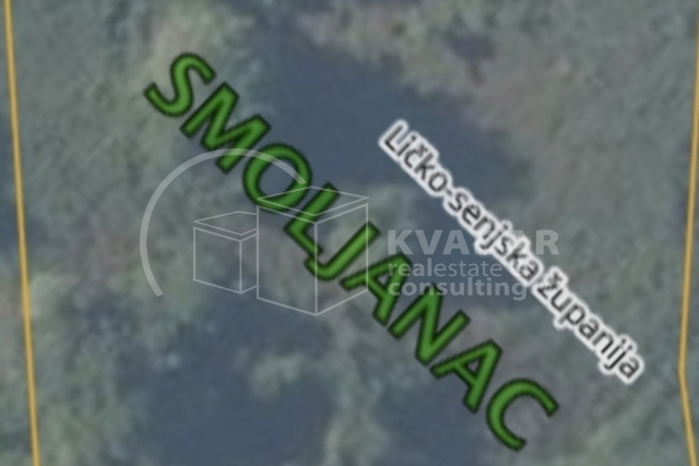 GRAĐEVINSKO / POLJOPRIVREDNO ZEMLJIŠTE - SMOLJANAC / VRHUNSKA LOKACIJA/ ODLIČNA INVESTICIJA!