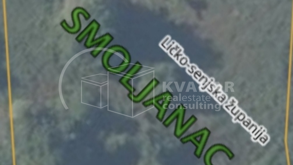GRAĐEVINSKO / POLJOPRIVREDNO ZEMLJIŠTE - SMOLJANAC / VRHUNSKA LOKACIJA/ ODLIČNA INVESTICIJA!