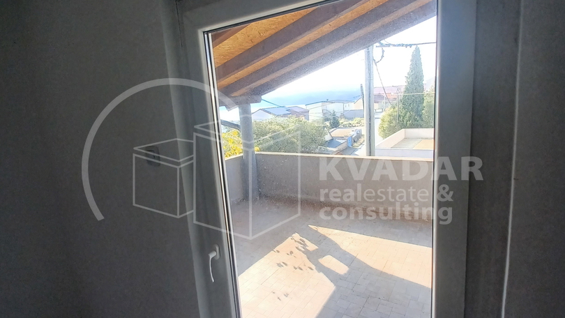 Karlobag - apartment 61m2 - 2 residential units with balcony - sea view