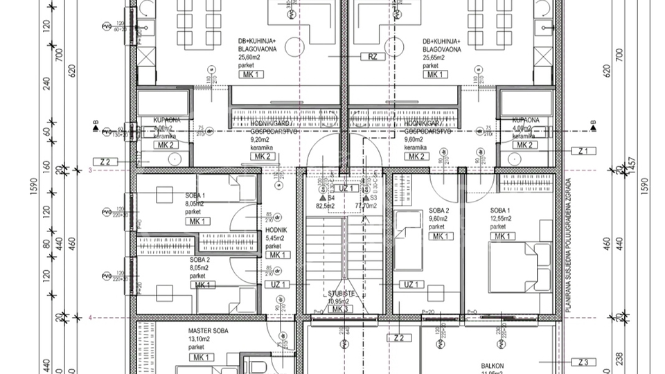 Apartment&comma; 79 m2&comma; For Sale&comma; Velika Gorica - Centar