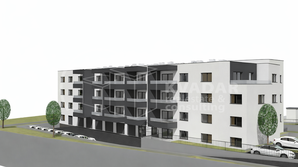 NOVOGRADNJA &sol; SESVETE &sol; 3-SOBNI STAN SA GARA&Zcaron;OM&sol; 67 m2