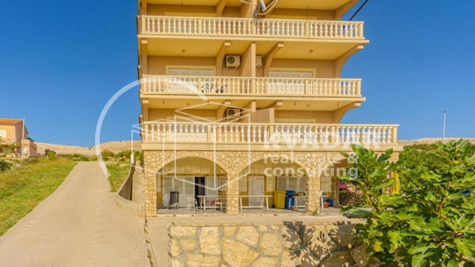 SUPER PRILIKA!NOVALJA,ZRČE,3-SOBAN.APARTMAN(90,90 m2),30 m OD PLAŽE,SA PANORAMSKIM POGLEDOM