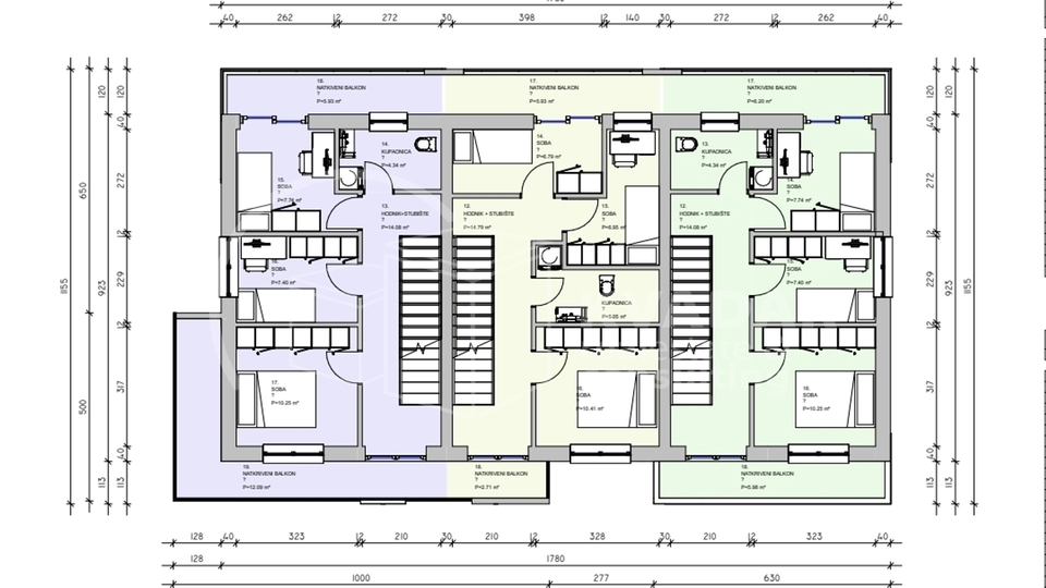 SALE / DUGO SELO / APARTMENT - TERRACED HOUSE  128.16 m² NEW BUILD