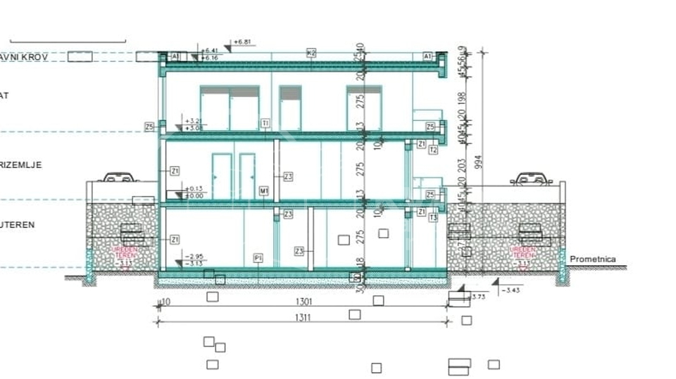 Vodice/ Prodaje se luksuzan stan / 111m2 sa pogledom na more***