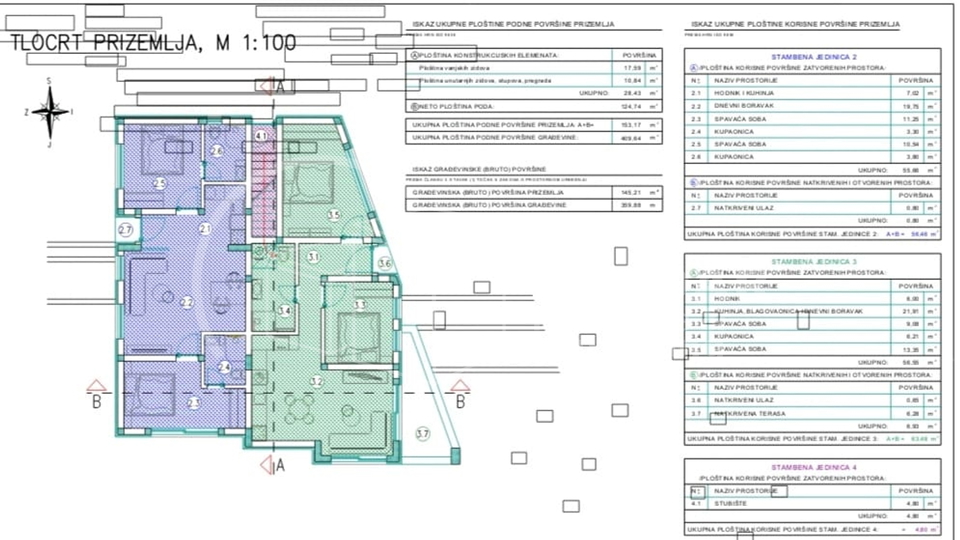 Vodice/ Prodaje se luksuzan stan/ 70 m2 pogled na more***