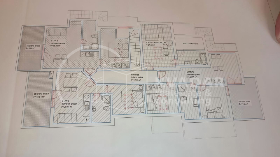 APARTMANSKA KU&Cacute;A - ODLI&Ccaron;NA PRILIKA &excl;&excl;&excl; - 10 STANOVA - SVETI FILIP I JAKOV &lpar;700 m od mora&rpar;