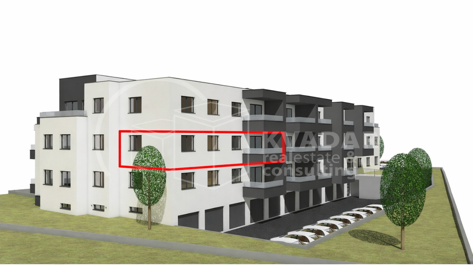 SESVETE &sol; NOVOGRADNJA &sol; 4-SOBNI STAN SA GARA&Zcaron;OM &sol; 78 m2