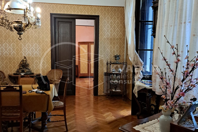 RIJEKA / BULEVARD – EKSKLUZIVNI GOSPODSKI STAN U POVIJESNOJ VILI S POGLEDOM NA KVARNER 172,27m2!