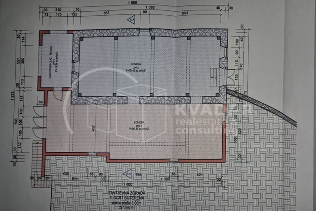 VIŠKOVO, POSLOVNI PROSTOR 186m2