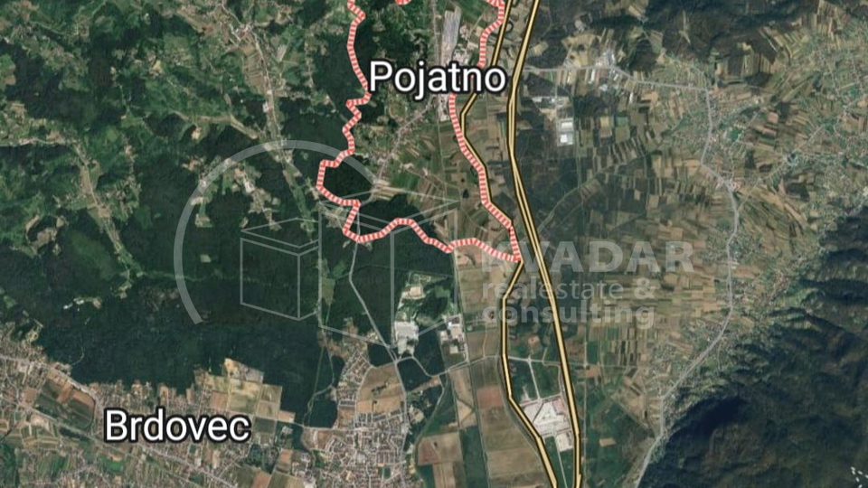 Investicijsko gra&dstrok;evinsko zemlji&scaron;te &ndash; Pojatno&comma; mogu&cacute;nost 4 stana&comma; blizina vlaka