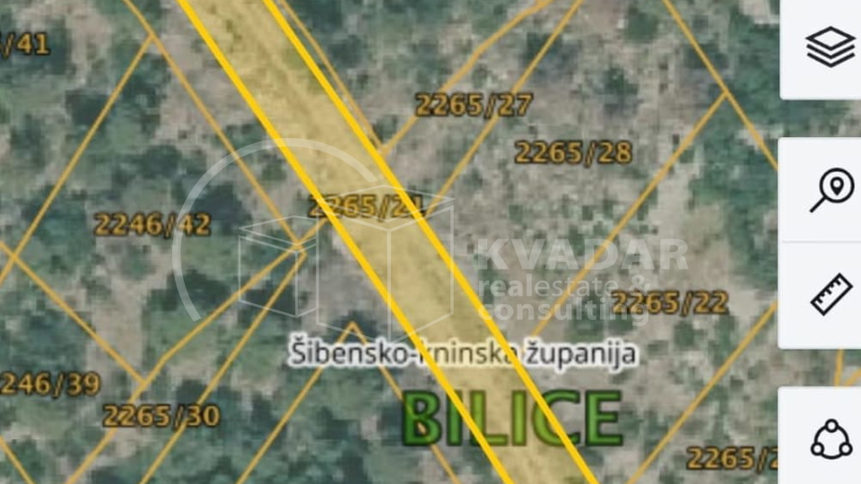 Land&comma; 900 m2&comma; For Sale&comma; &Scaron;ibenik - Bilice