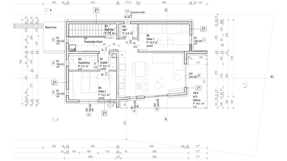 Apartment&comma; 90 m2&comma; For Sale&comma; Kri&zcaron;evci