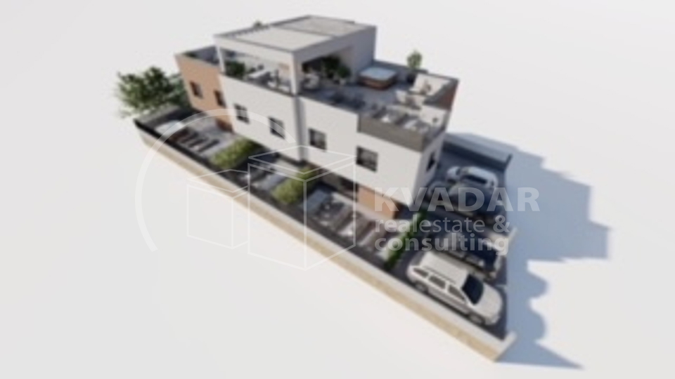 Vodice/luksuzan stan+terasa+vrt+parking/115 m2/200 m od mora!!