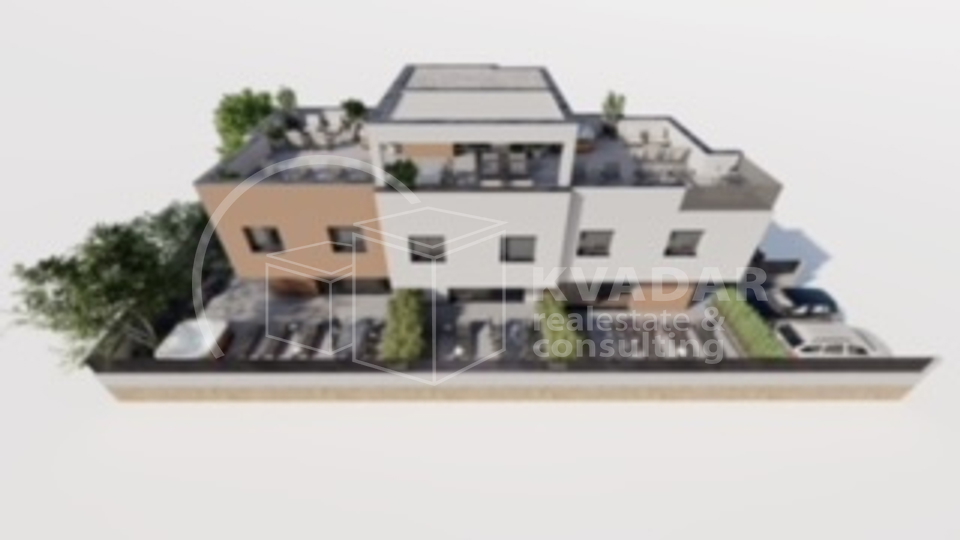 Vodice/luksuzan stan+terasa+vrt+parking/115 m2/200 m od mora!!