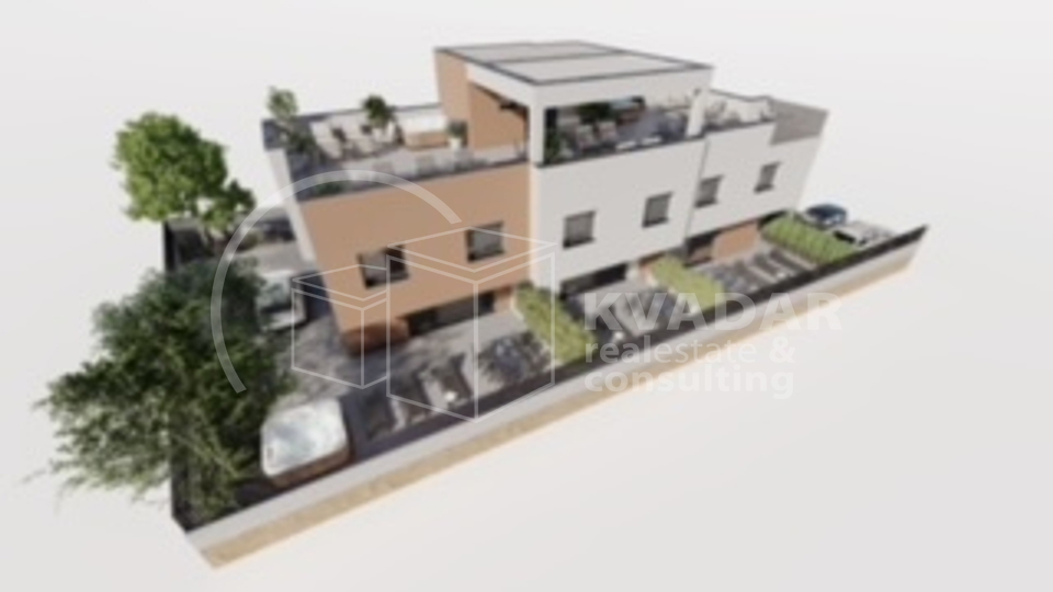 Vodice/luksuzan stan+terasa+vrt+parking/115 m2/200 m od mora!!