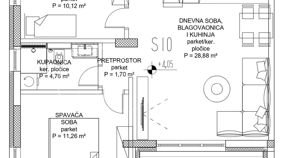 BEZ PROVIZIJE&ast;&ast;&ast;PODSUSED&sol;odli&ccaron;na novogradnja stan S10 drugi kat 66m2&plus;parking&excl;