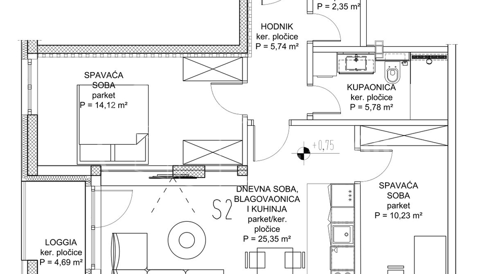 Prodaja&comma; Stan&comma; 3-sobni&comma; Grad Zagreb&comma; Podsused - Vrap&ccaron;e
