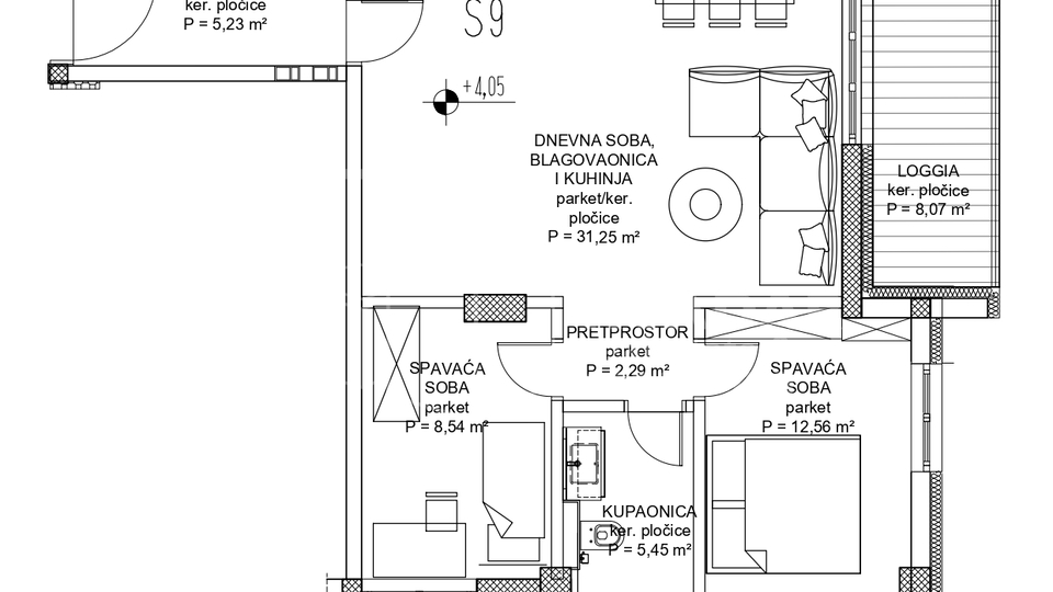 BEZ PROVIZIJE&ast;&ast;&ast;PODSUSED&sol;odli&ccaron;na novogradnja stan S9 drugi kat 75m2&plus;parking&excl;