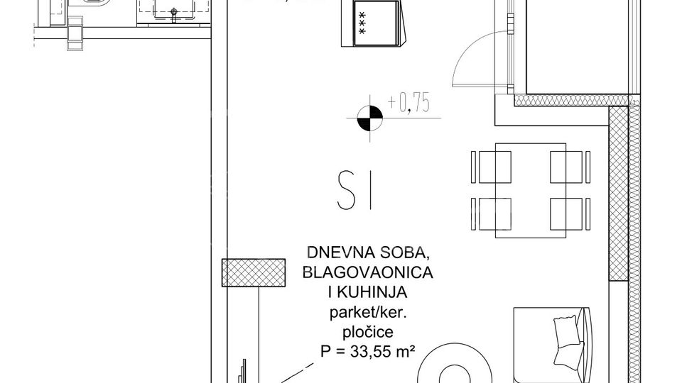Apartment&comma; 44 m2&comma; For Sale&comma; Podsused - Vrap&ccaron;e - Podsused