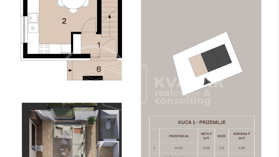 DUGO SELO &sol; TRIPLEX - MODERNA KU&Cacute;A U NIZU 104&comma;87 m2 &sol; 2800 eura&sol;m2