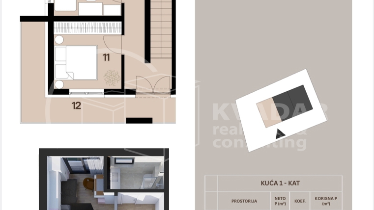 DUGO SELO&sol;TRIPLEX-MODERNA STAN&sol;KU&Cacute;A U NIZU 104&comma;87 m2 &sol; 2800 eura&sol;m2