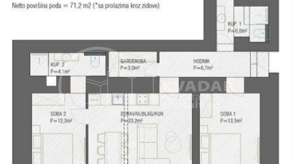 JEDINSTVENA PRILIKA&excl; PREKRASAN 3-SOBAN STAN U VINOGRADSKOJ ULICI&excl;