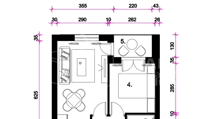 RESNIK &sol; NOVOGRADNJA &sol;  DVOSOBAN STAN 32&period;38m2