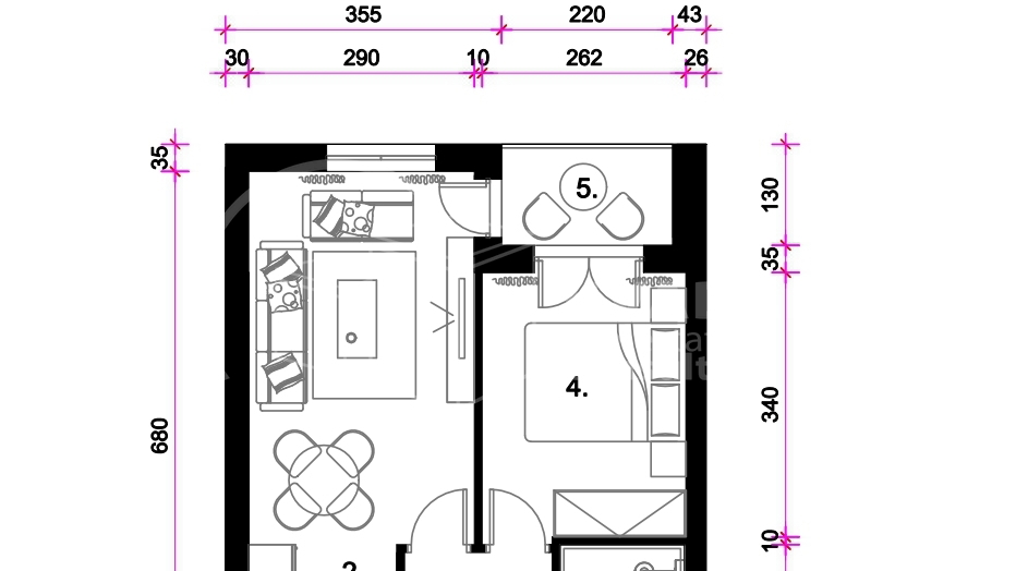 Apartment&comma; 33 m2&comma; For Sale&comma; Pe&scaron;&ccaron;enica - &Zcaron;itnjak - Resnik