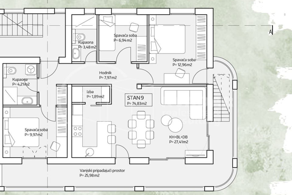 Zadar/novogradnja-luksuzan stan 4-sobni-121m2/terasa!
