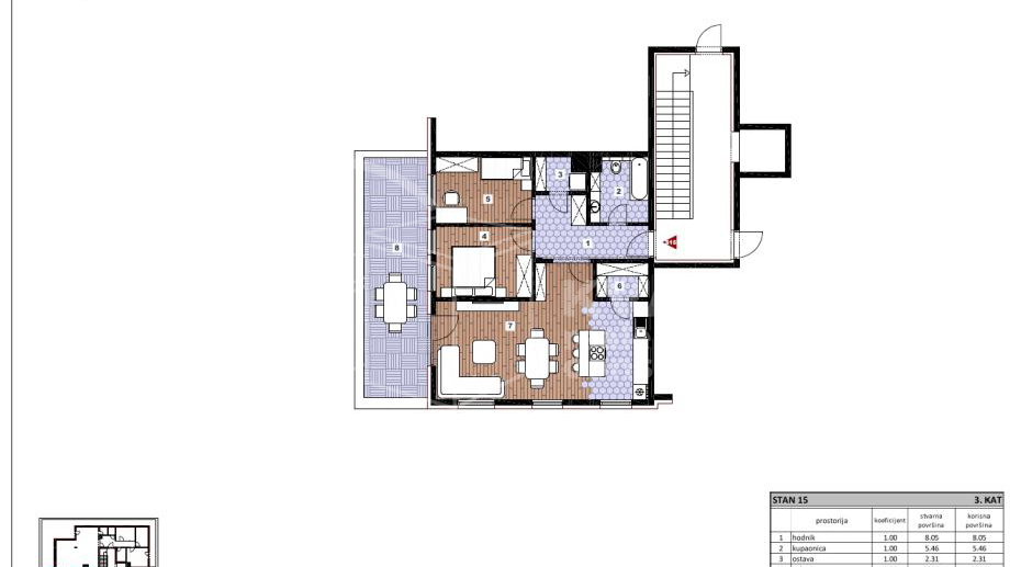 Apartment&comma; 78 m2&comma; For Sale&comma; Sesvete - Gaji&scaron;&cacute;e