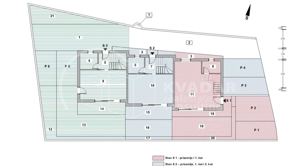 Vodice/luksuzan stan+terasa+vrt+parking/115 m2/200 m od mora!!