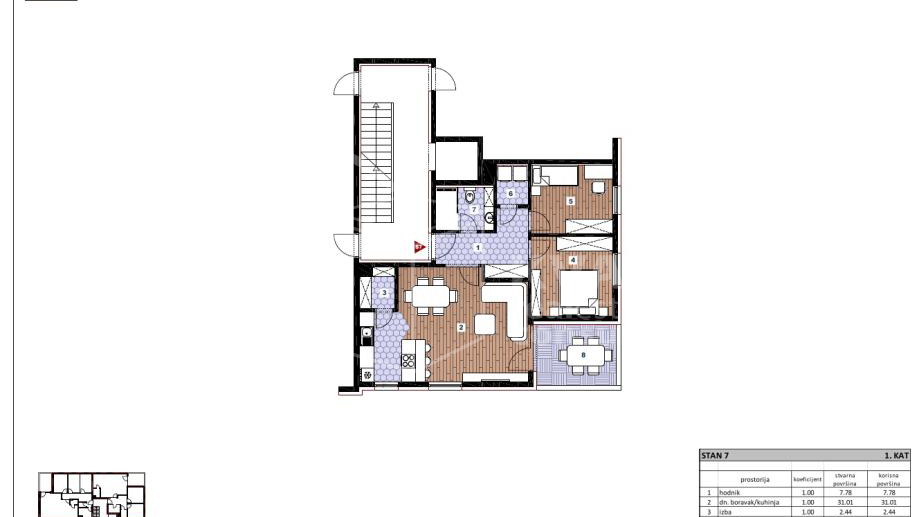 Apartment&comma; 76 m2&comma; For Sale&comma; Sesvete - Gaji&scaron;&cacute;e