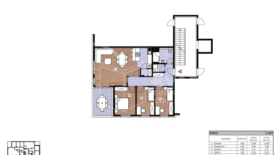 Apartment&comma; 94 m2&comma; For Sale&comma; Sesvete - Gaji&scaron;&cacute;e