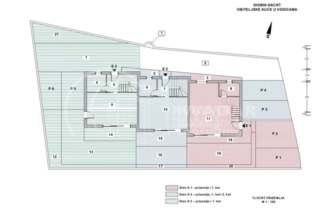 Vodice/luksuzan apartman+terasa+vrt+parking/136m2/200 m od mora!!