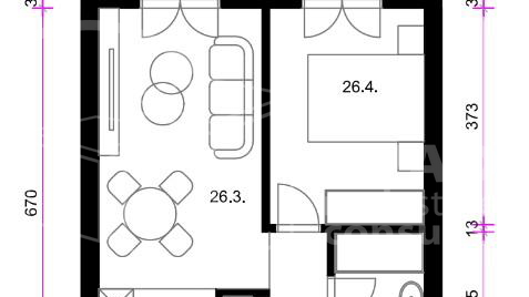 PRODAJA &sol; RESNIK &sol; DVOSOBAN STAN 41&period;06 m2 &sol; NOVOGRADNJA