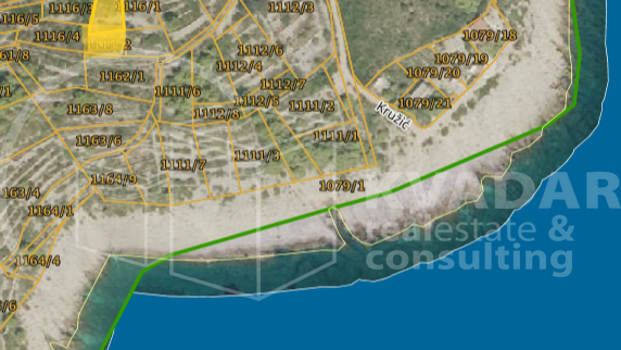 Land, 853 m2, For Sale, Drvenik Mali