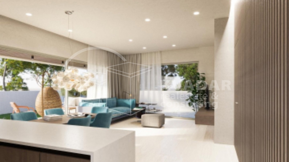 SUPER PRILIKA!PETRČANE/NOVOGRADNJA/PREKRASAN APARTMAN(105,06 m2) SA KROVNOM TERASOM!