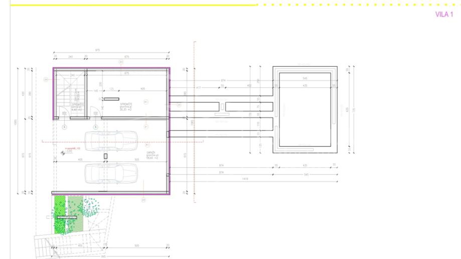 Prodaje se ekskluzivna VILA 1 s bazenom u Vodicama / 375 m2 /  Prekrasan pogled na more i arhipelag