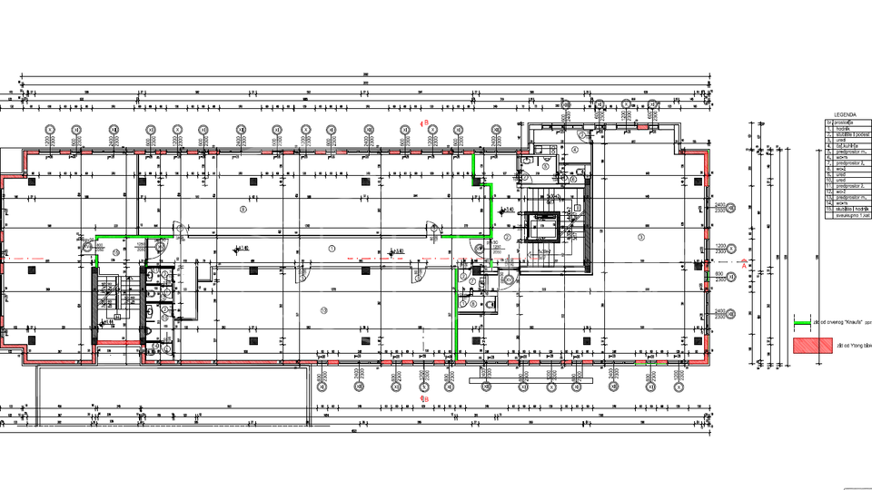 RIJEKA/ŠKURINJE  poslovni prostor 1. kat 442,66 m2,