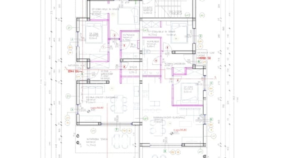 Prodaje se luksuzni 3- sobni stan u Vodicama površine 86 m2 / S 2 /Top lokacija / Novogradnja