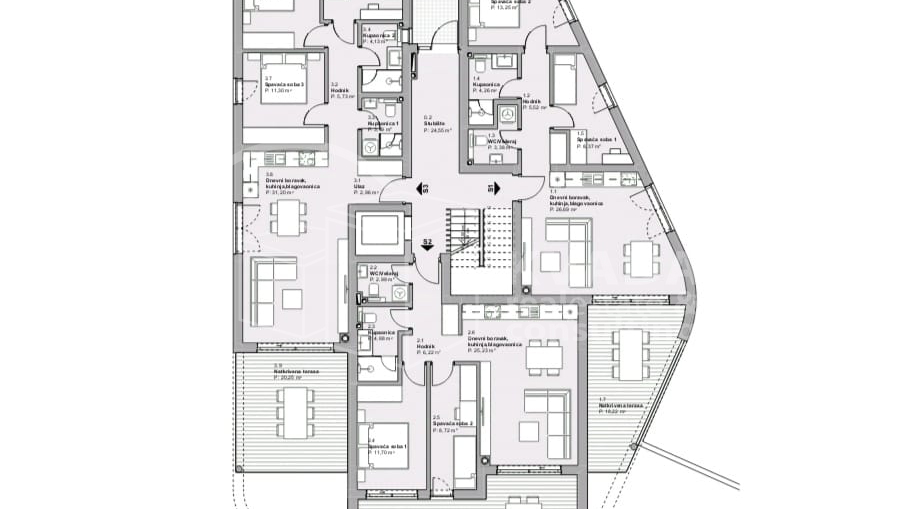 Apartment&comma; 81 m2&comma; For Sale&comma; Vodice