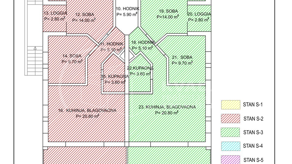 Apartment, 91 m2, For Sale, Novalja - Vidalići