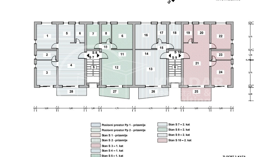 BEZ PROVIZIJE&ast;&ast;&ast;Vodice &sol; moderan 3-sobni stan S 7&sol;70 m2 &sol; Novogradnja&excl;&excl;