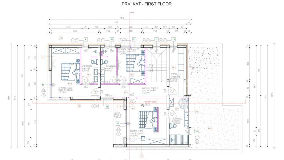 Prodaje se ekskluzivna VILA 2 s bazenom u Vodicama / 285 m2 / Prekrasan pogled na more i arhipelag