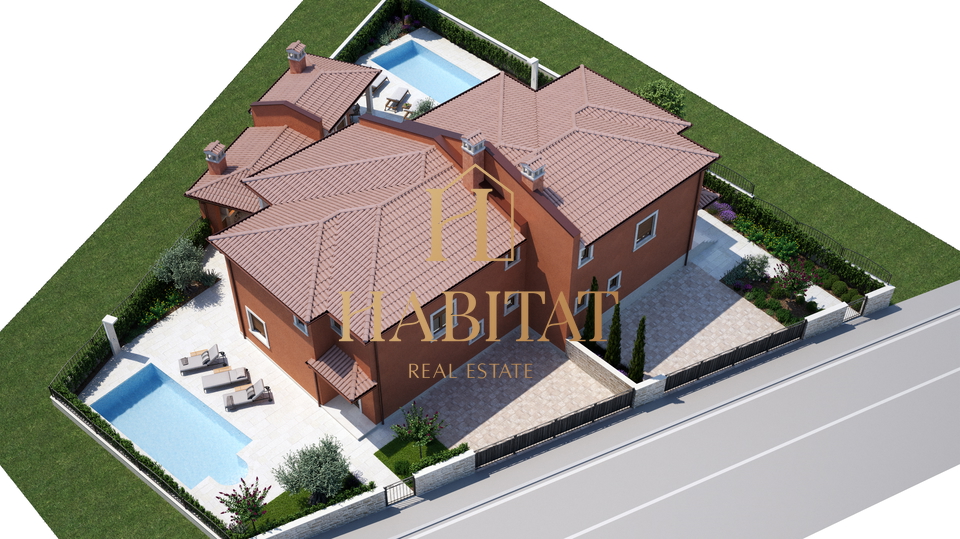 Istra , Momjan , Kremenje , DUPLEX objekt NOVOGRADNJA 200m2