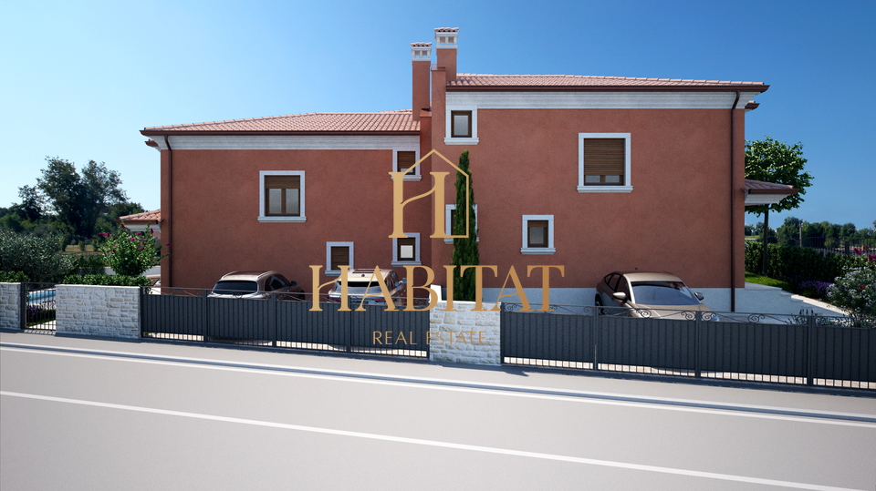 Istria, Momjan, Kremenje, DUPLEX building NEWLY BUILT 200m2