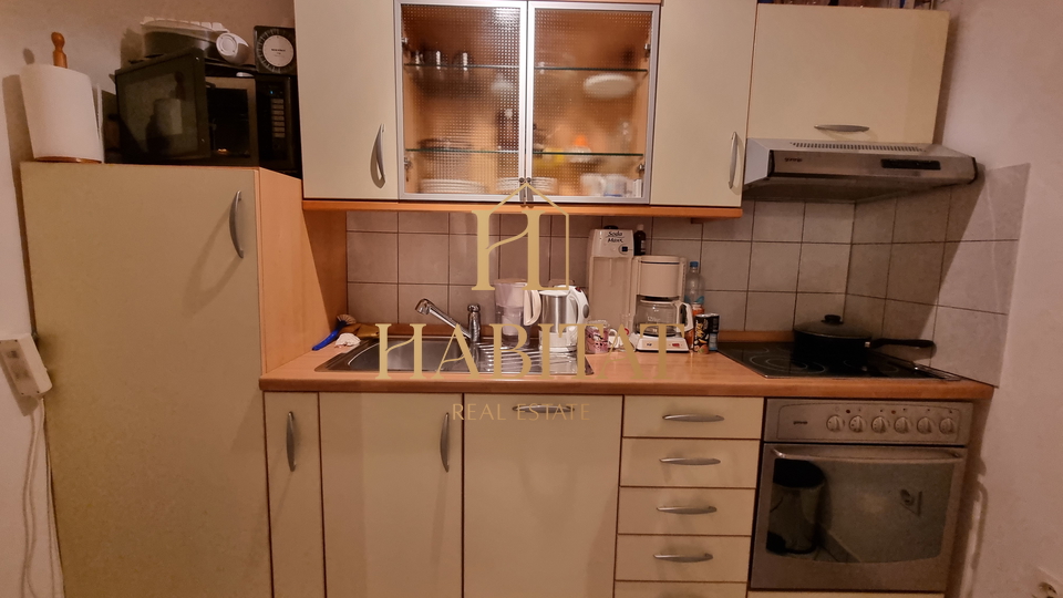 Zambratija, Wohnung 50m2, Meerblick, 2 Schlafzimmer + Wohnzimmer