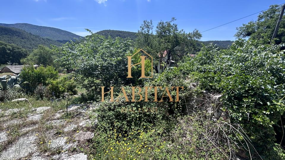 Dalmatien, Hvar, Dol Sv.Ana, Haus 46m2 mit Baugrundstück 650m2